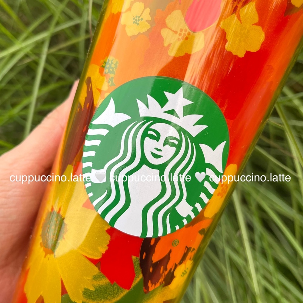 đSOLD OUTđźStarbucks Summer 2 Floral Printed Lid Venti Tumblers - Picture 11 of 15
